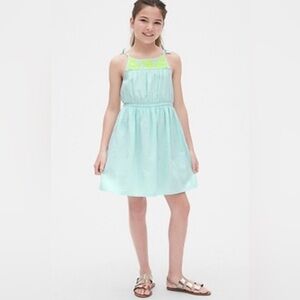 Nwt Gap Kids Embroidered Tassel Fit and Flare Dress size XXL plus